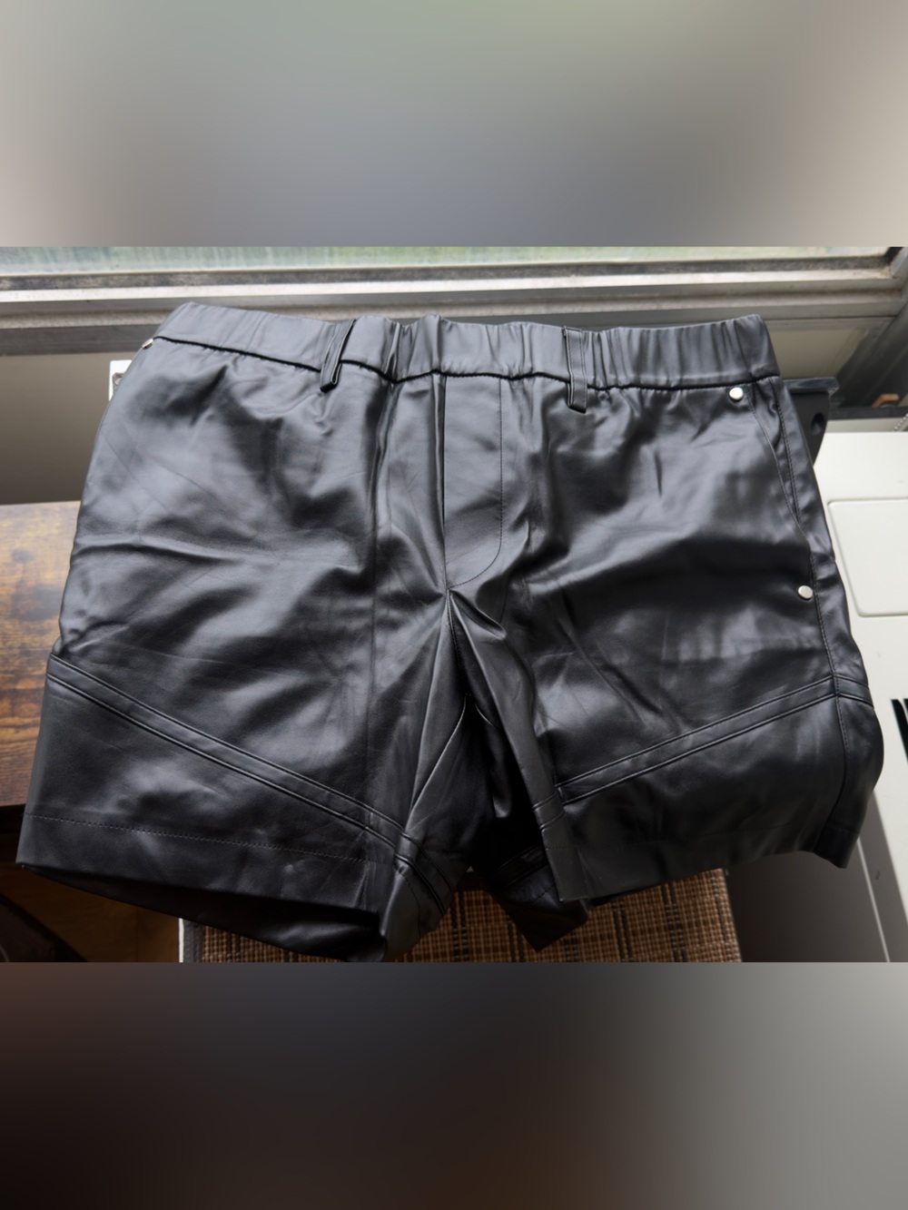 Orttu Leather (Poly) Shorts